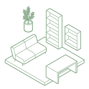 illustration d'architecture d'interieur