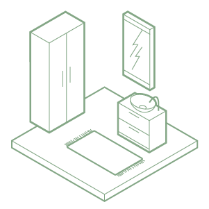 illustration de salle-de-bain