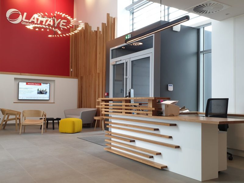 aménagement professionnel en bois