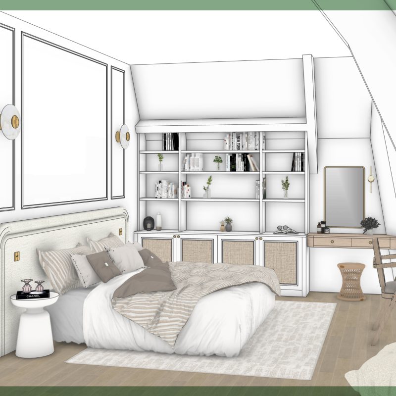 vue 3d d architecture d intérieur