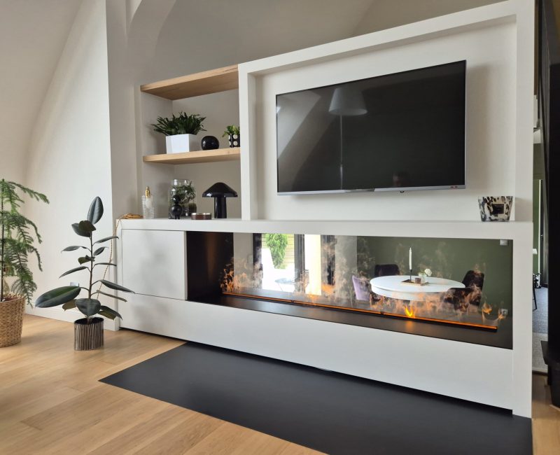habiller un mur avec un meuble tv