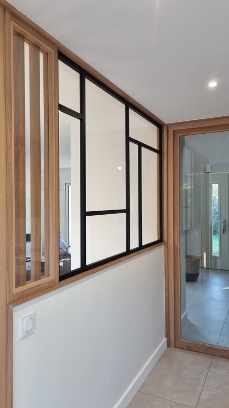 une verrière en bois